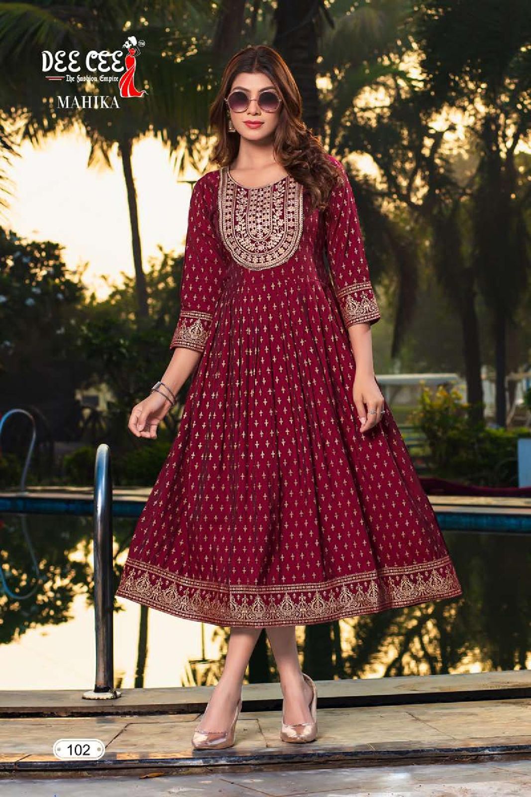 Deecee By Mahika Heavy Chanderi Printed Kurtis Catalog